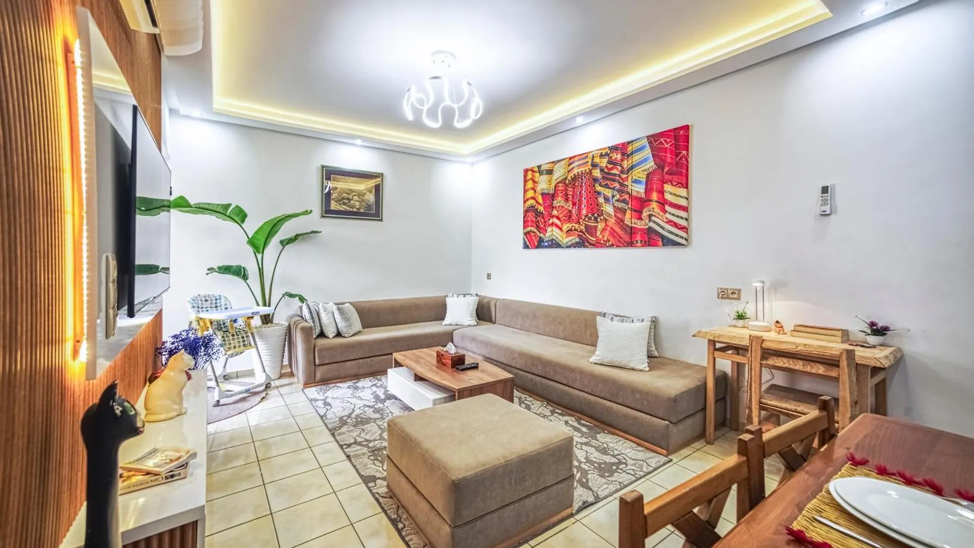 Chic & Cozy Retreat In Agadir Apartment 0*,